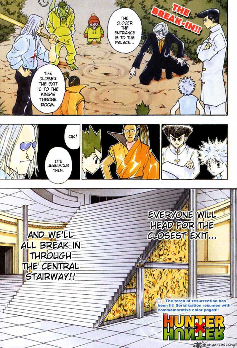 Hunter X Hunter Chapter 261 page 1 - Chapter 261: Charge: Part 1