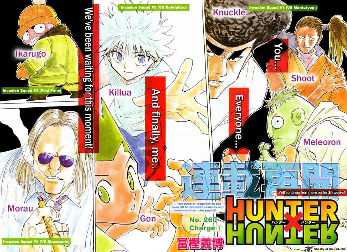 Hunter X Hunter Chapter 261 page 2 - Chapter 261: Charge: Part 1