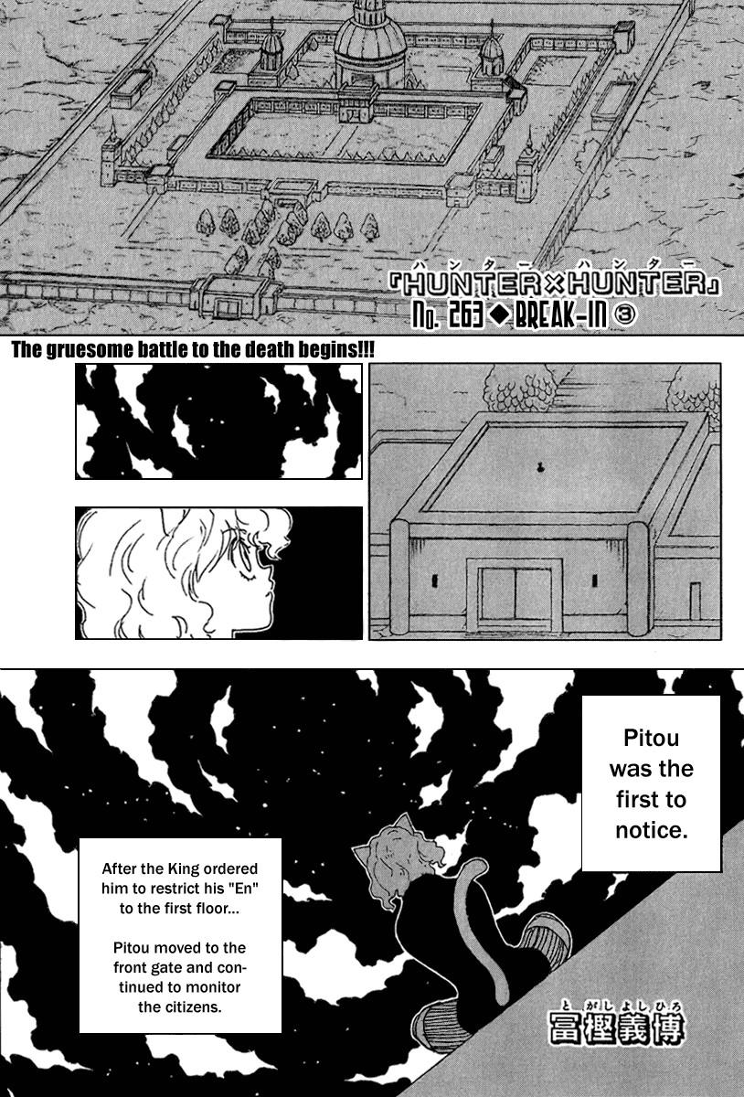 Hunter X Hunter Chapter 263 page 1 - Chapter 263: Charge: Part 3