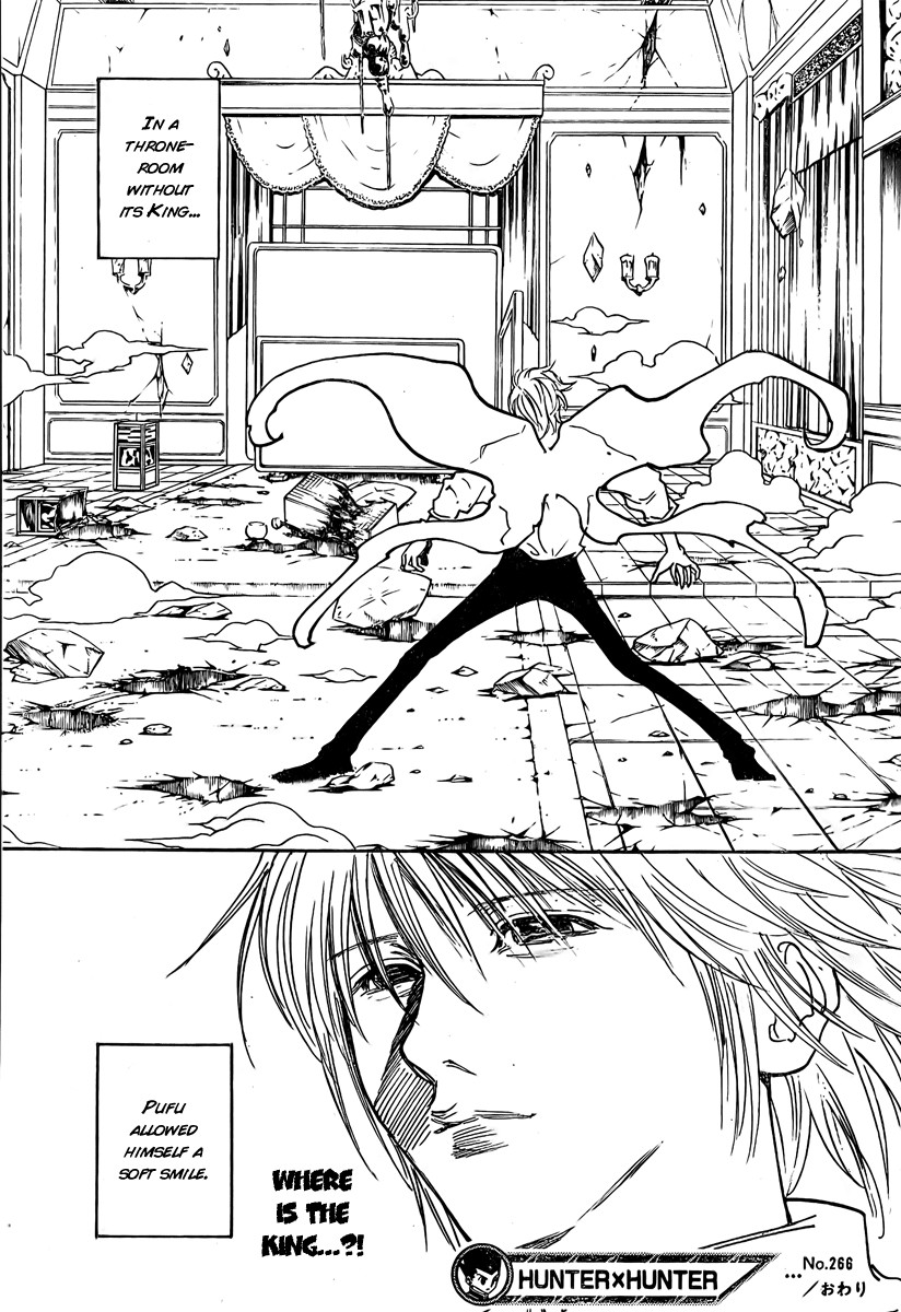 Hunter X Hunter Chapter 266 page 17 - Chapter 266: In the Unlikely Event Of...