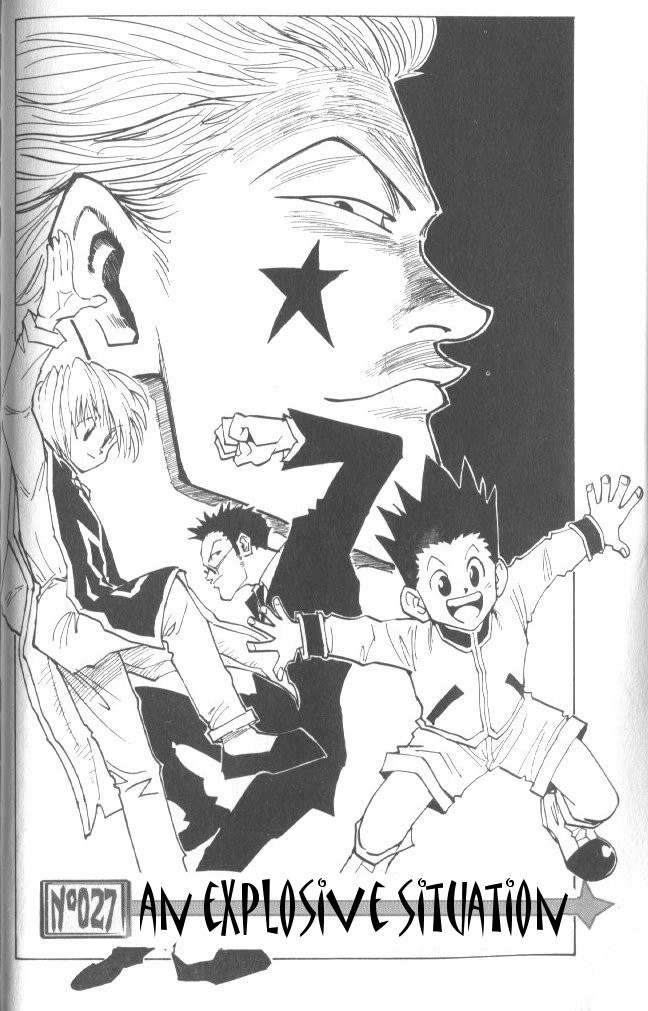 Hunter X Hunter Chapter 27 page 3 - Chapter 27: A Volatile Situation