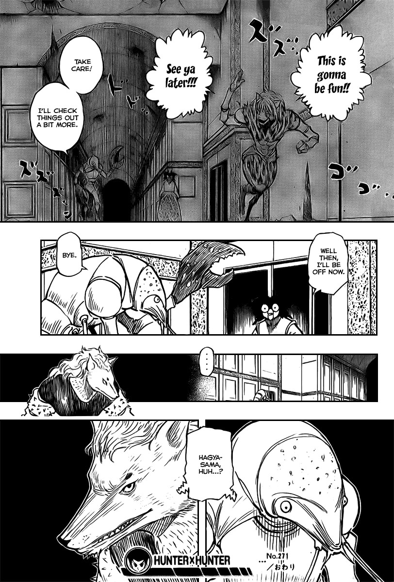 Hunter X Hunter Chapter 271 page 18 - Chapter 271: Separation