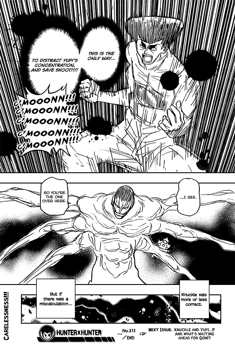Hunter X Hunter Chapter 272 page 16 - Chapter 272: Error