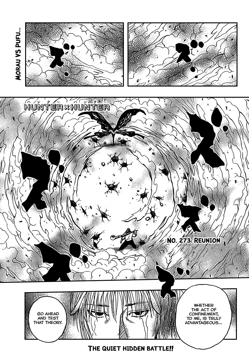 Hunter X Hunter Chapter 273 page 1 - Chapter 273: We Meet Again