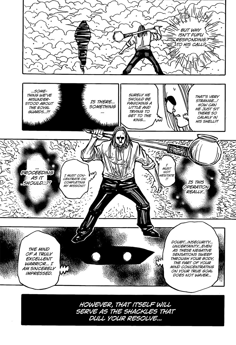 Hunter X Hunter Chapter 277 page 15 - Chapter 277: Insult