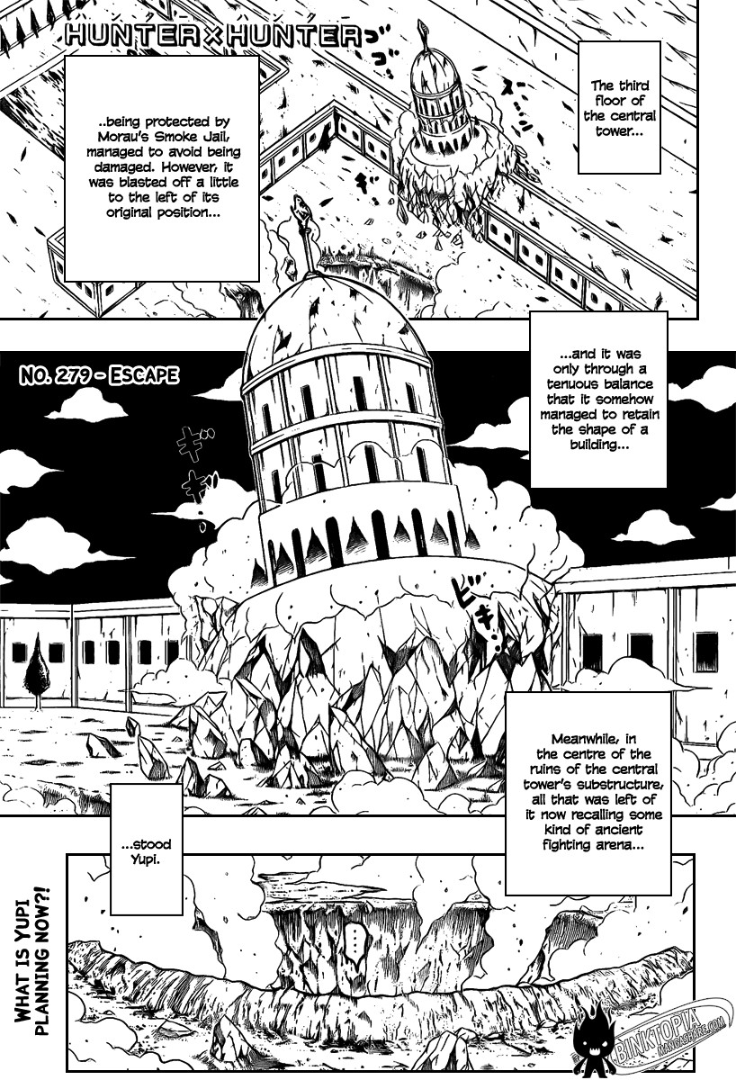 Hunter X Hunter Chapter 279 page 1 - Chapter 279: Escape