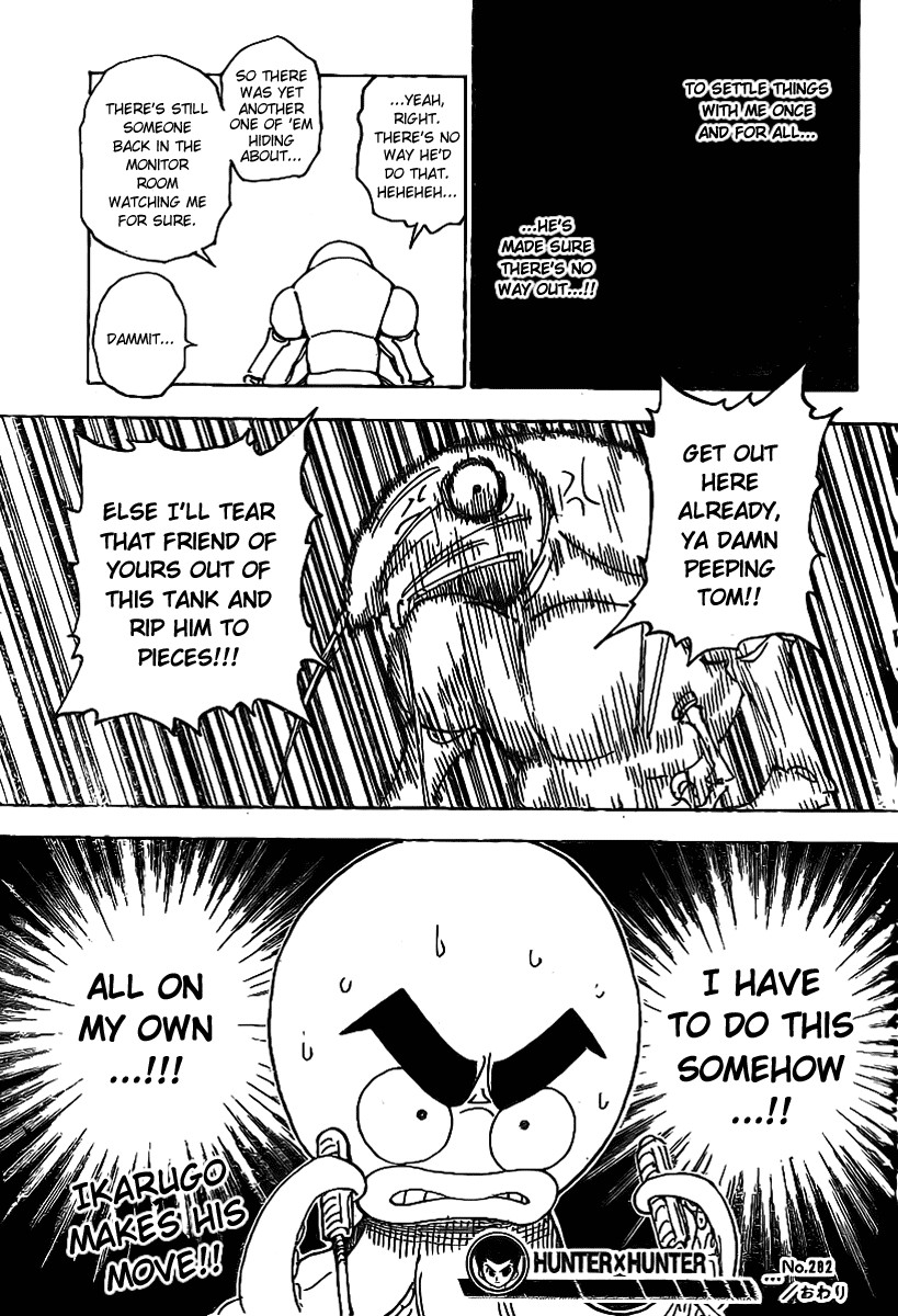 Hunter X Hunter Chapter 282 page 19 - Chapter 282: Sealed Area