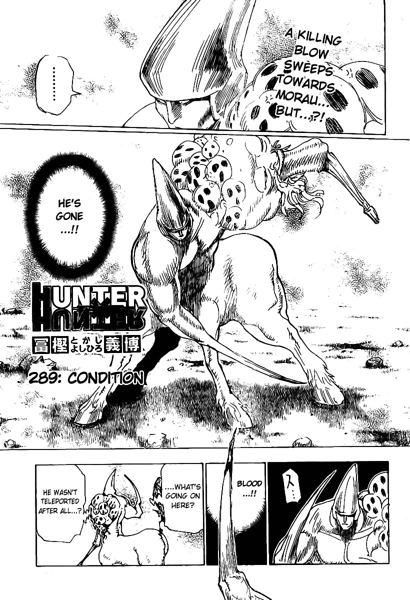 Hunter X Hunter Chapter 289 page 1 - Chapter 289: Terms