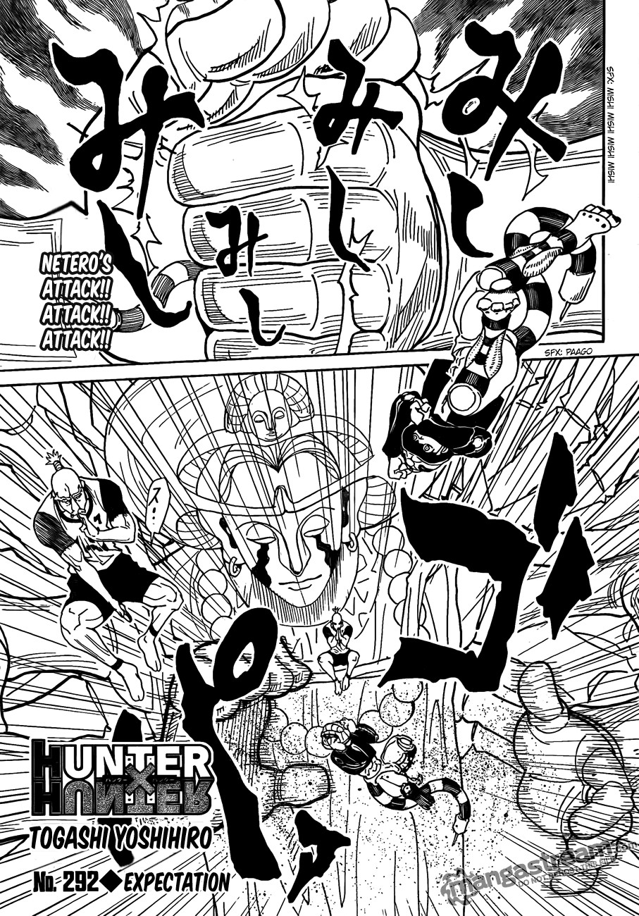 Hunter X Hunter Chapter 292 page 1 - Chapter 292: Hidden Agenda