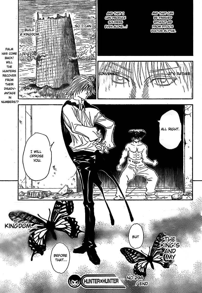 Hunter X Hunter Chapter 294 page 19 - Chapter 294: Breakdown