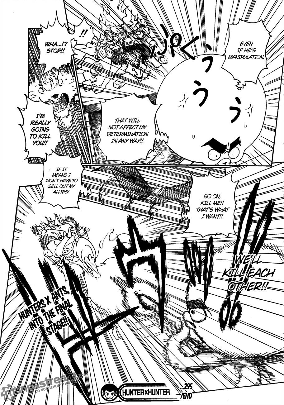 Hunter X Hunter Chapter 295 page 20 - Chapter 295: Determination