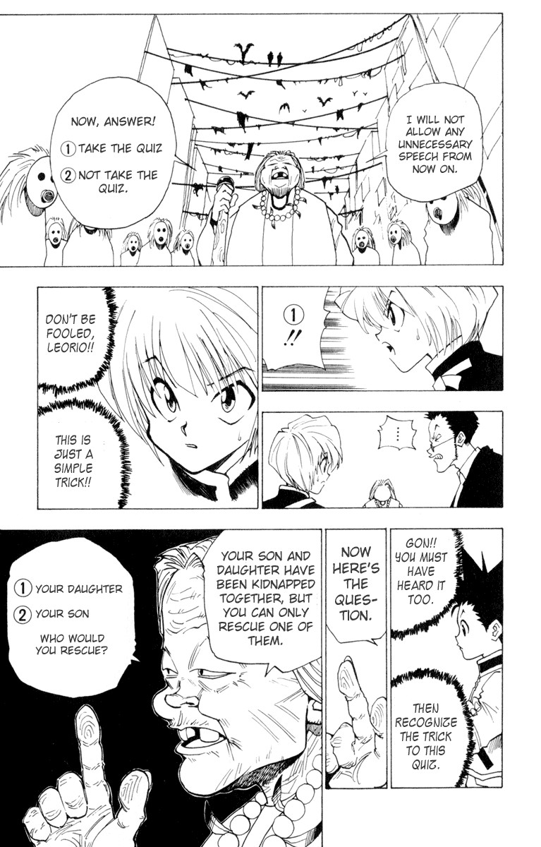 Hunter X Hunter Chapter 3 page 13 - Chapter 3: The Ultimate Choice