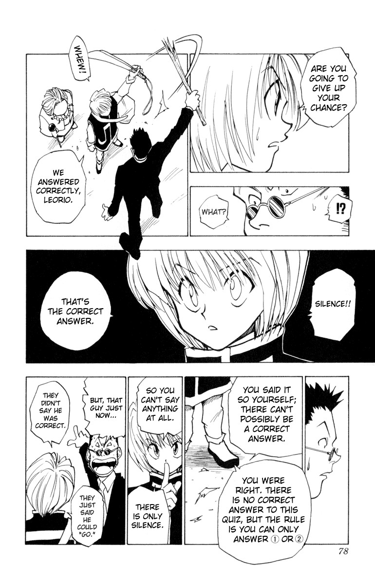 Hunter X Hunter Chapter 3 page 16 - Chapter 3: The Ultimate Choice