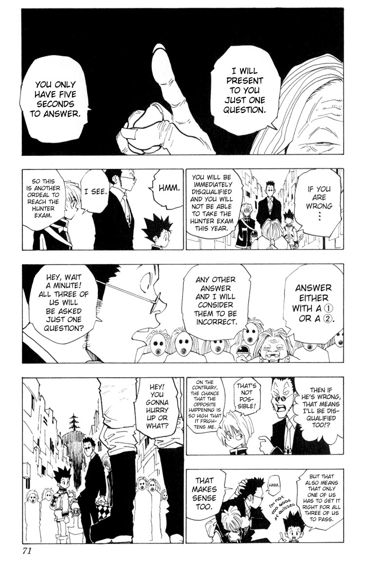 Hunter X Hunter Chapter 3 page 9 - Chapter 3: The Ultimate Choice