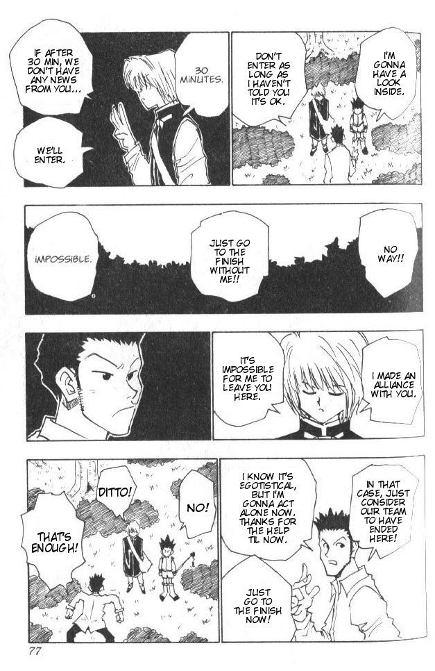Hunter X Hunter Chapter 30 page 12 - Chapter 30: The Slithering Trap