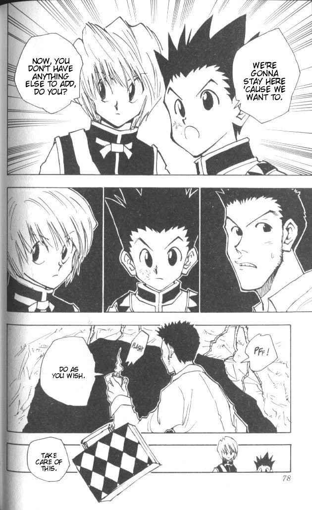 Hunter X Hunter Chapter 30 page 13 - Chapter 30: The Slithering Trap