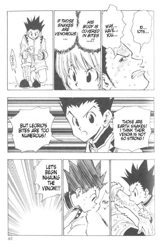 Hunter X Hunter Chapter 30 page 18 - Chapter 30: The Slithering Trap
