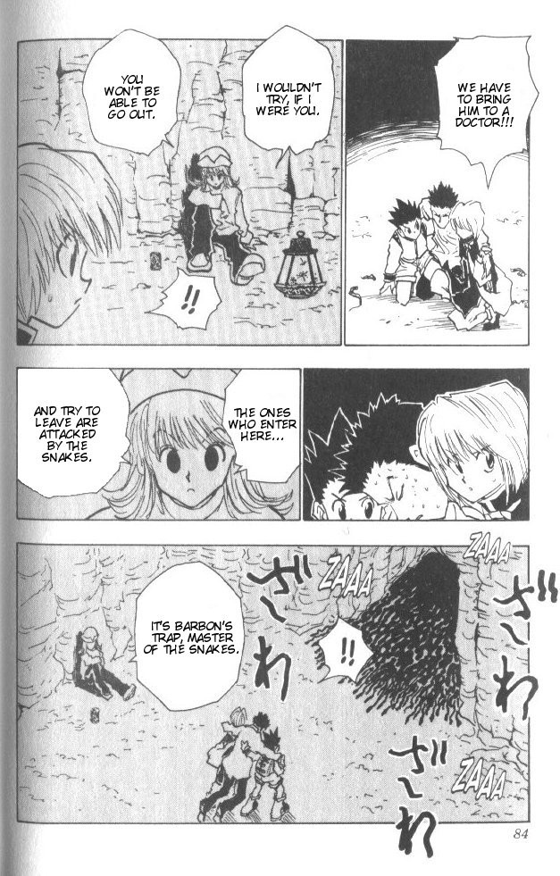 Hunter X Hunter Chapter 30 page 19 - Chapter 30: The Slithering Trap