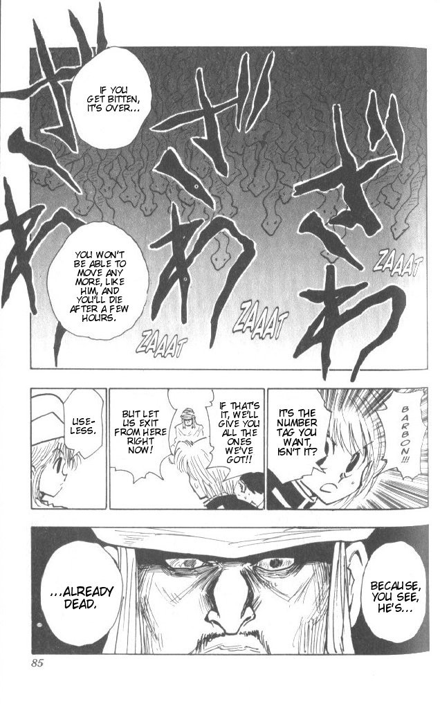 Hunter X Hunter Chapter 30 page 20 - Chapter 30: The Slithering Trap