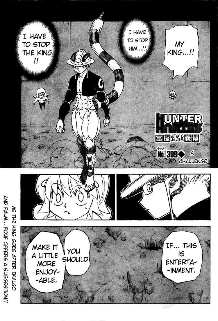 Hunter X Hunter Chapter 309 page 1 - Chapter 309: Game