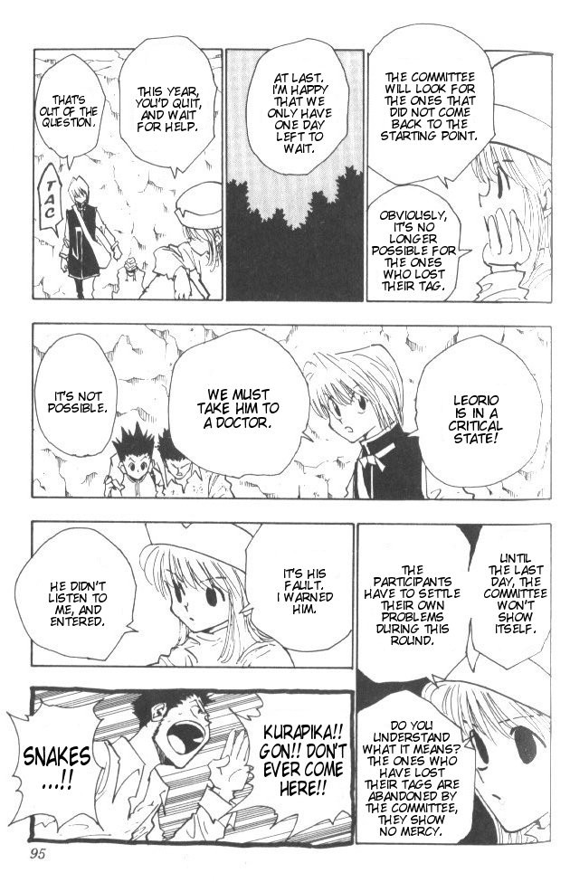 Hunter X Hunter Chapter 31 page 10 - Chapter 31: By the Skin of Their Teeth...