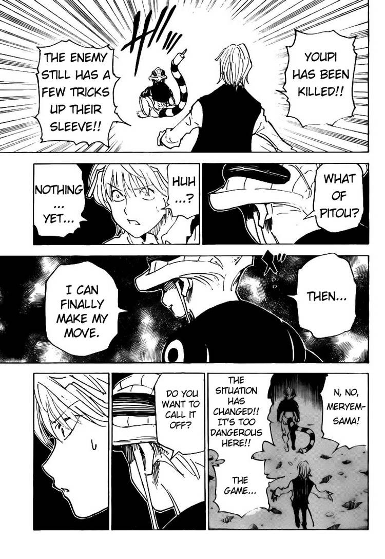 Hunter X Hunter Chapter 310 page 17 - Chapter 310: Action