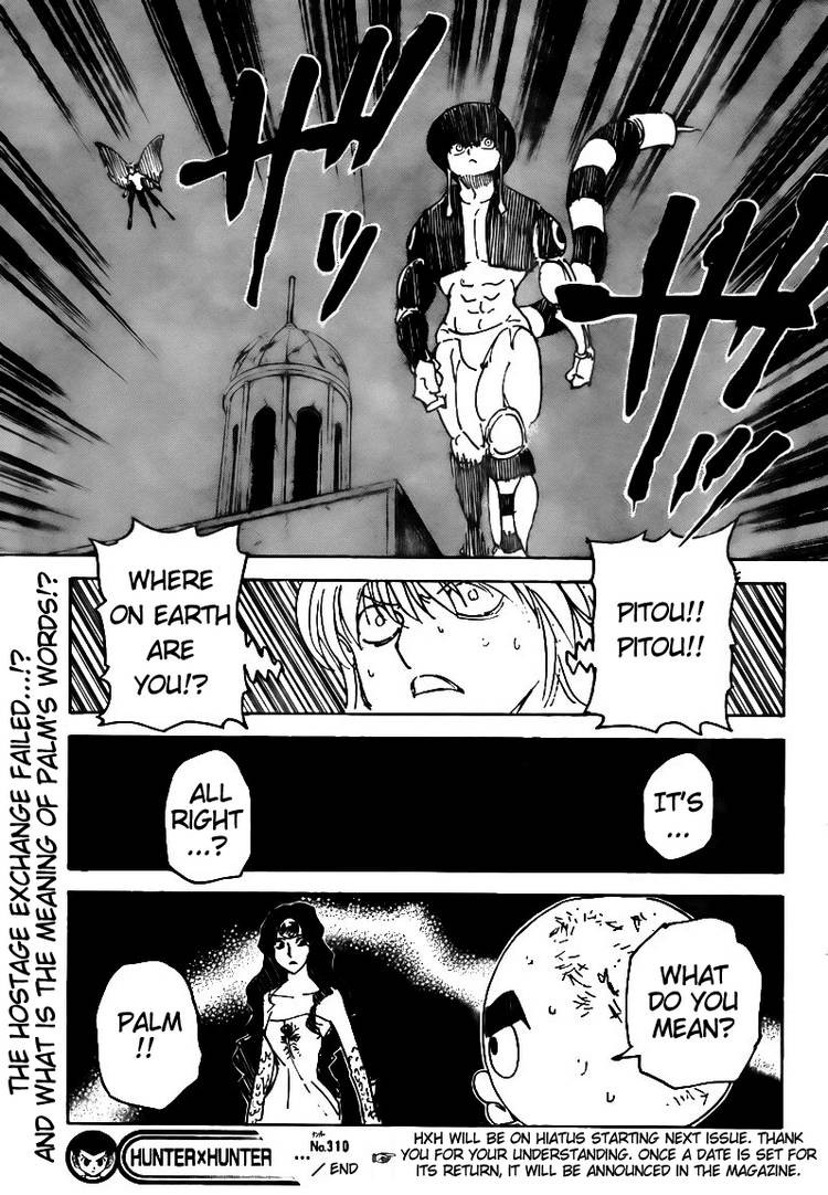 Hunter X Hunter Chapter 310 page 19 - Chapter 310: Action