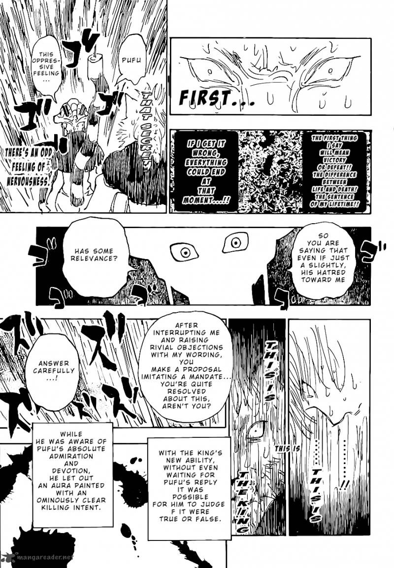 Hunter X Hunter Chapter 312 page 15 - Chapter 312: Resolve