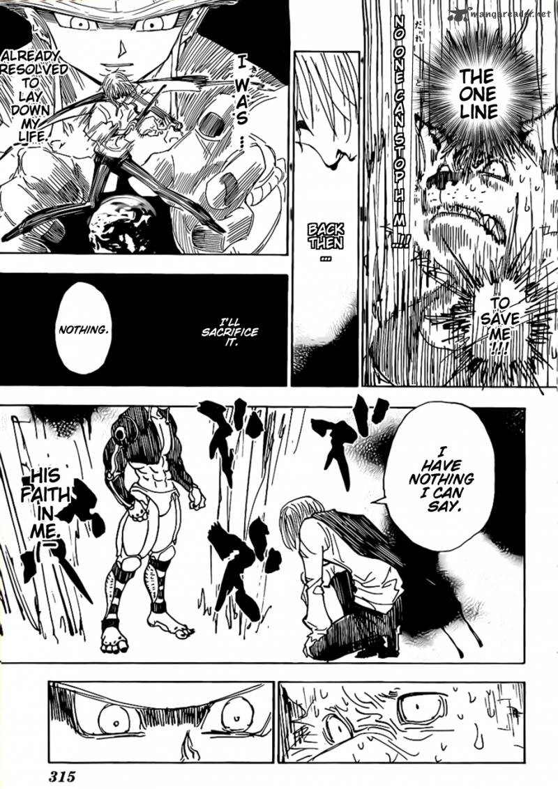 Hunter X Hunter Chapter 312 page 17 - Chapter 312: Resolve