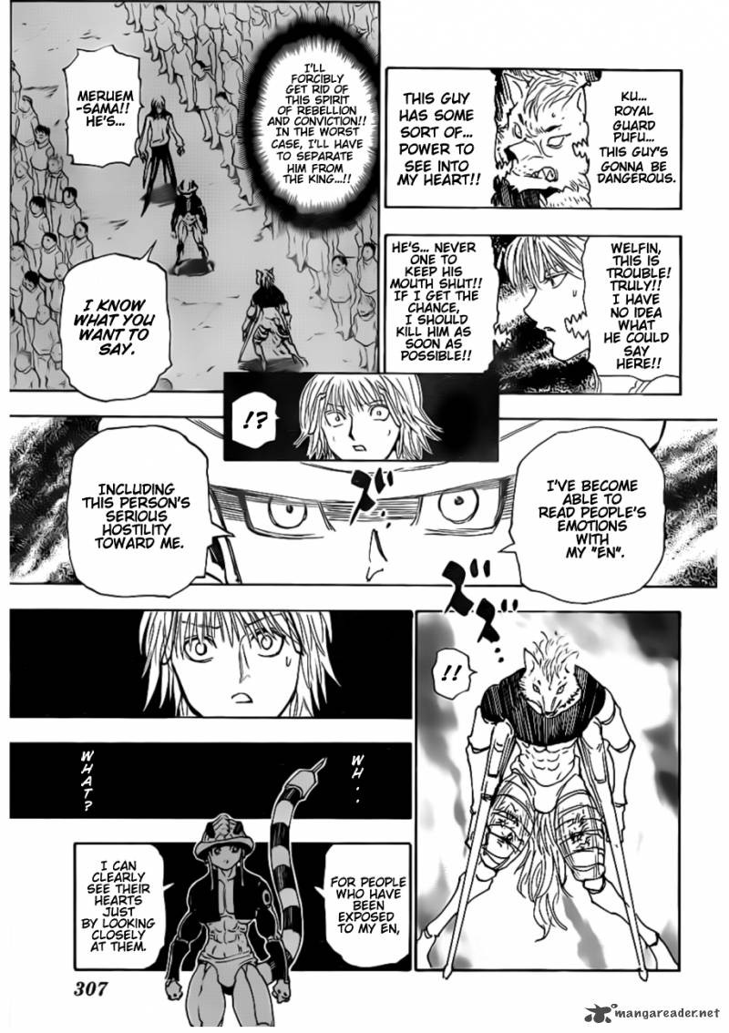 Hunter X Hunter Chapter 312 page 9 - Chapter 312: Resolve