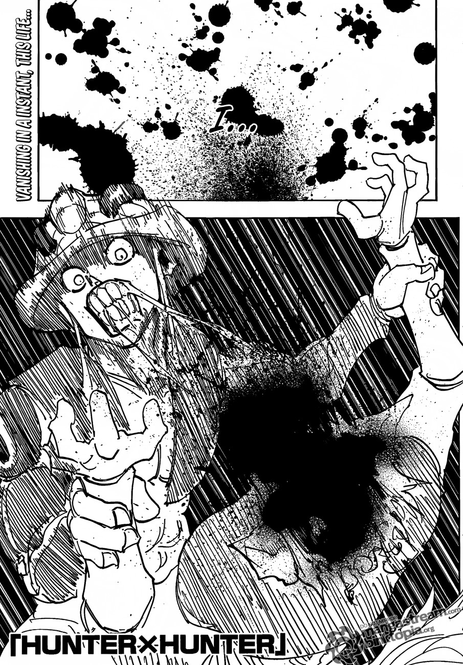 Hunter X Hunter Chapter 313 page 1 - Chapter 313: One Word