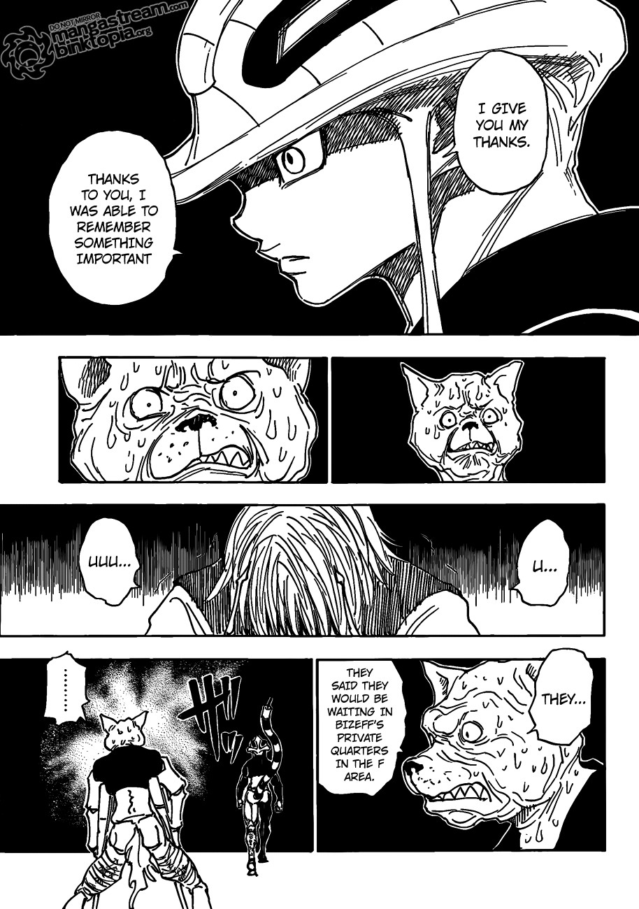 Hunter X Hunter Chapter 313 page 12 - Chapter 313: One Word