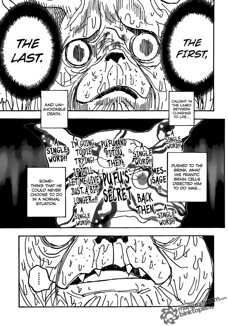 Hunter X Hunter Chapter 313 page 4 - Chapter 313: One Word