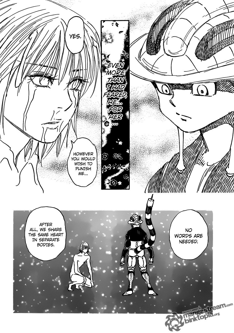 Hunter X Hunter Chapter 313 page 9 - Chapter 313: One Word