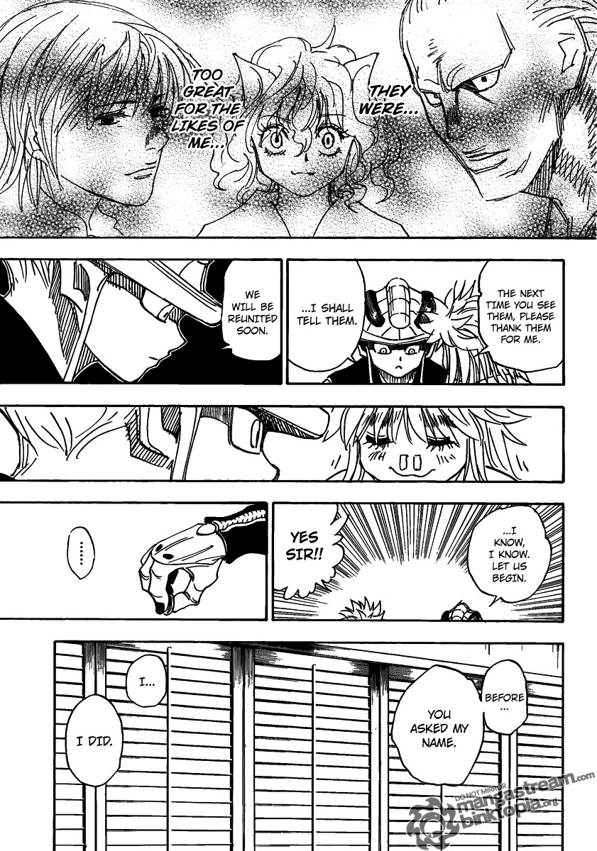 Hunter X Hunter Chapter 317 page 5 - Chapter 317: Answer