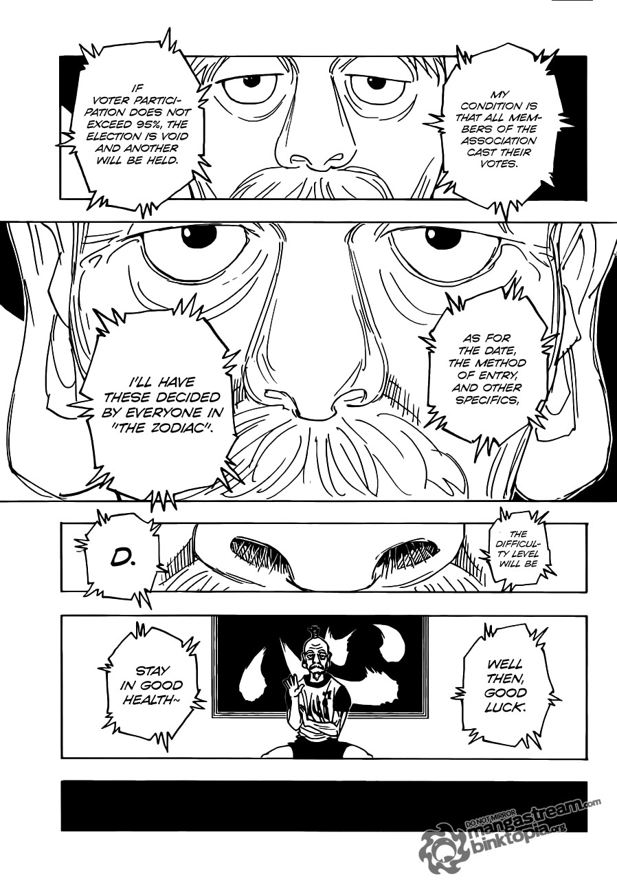 Hunter X Hunter Chapter 318 page 14 - Chapter 318: Final Will