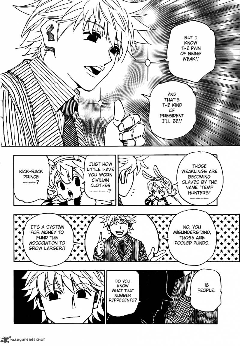 Hunter X Hunter Chapter 319 page 10 - Chapter 319: Lottery