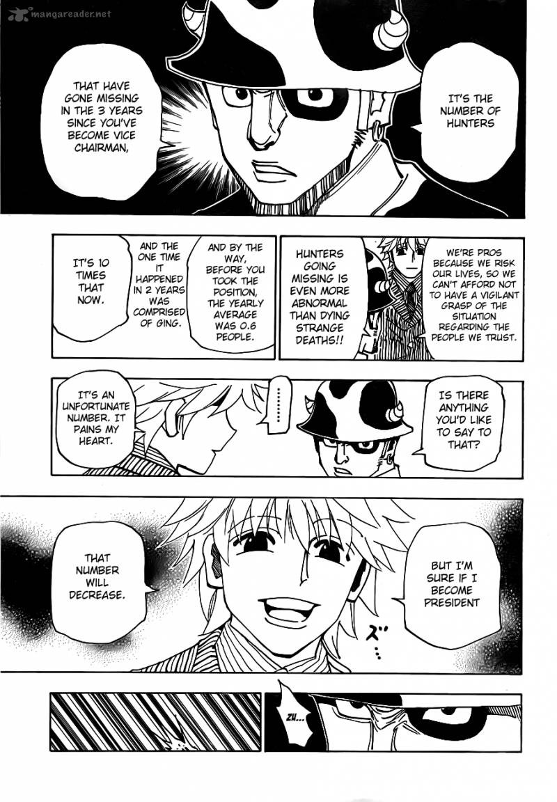 Hunter X Hunter Chapter 319 page 11 - Chapter 319: Lottery