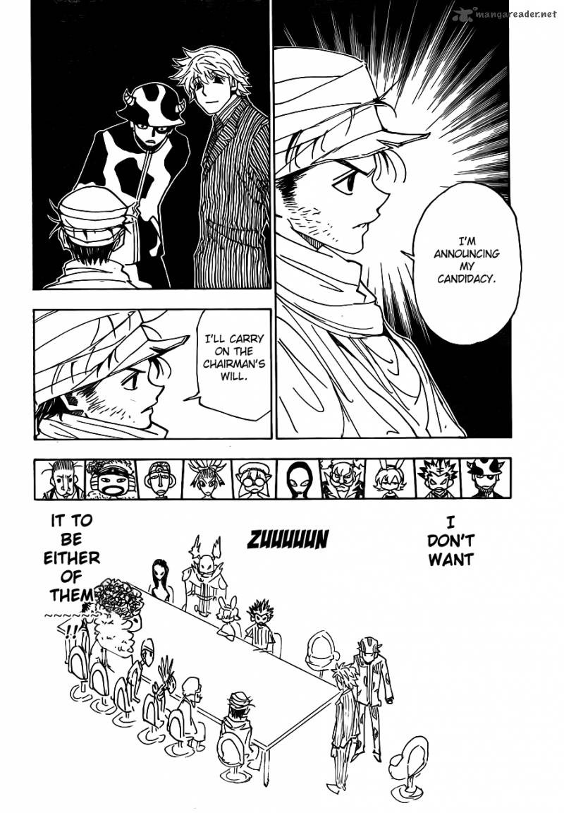 Hunter X Hunter Chapter 319 page 12 - Chapter 319: Lottery