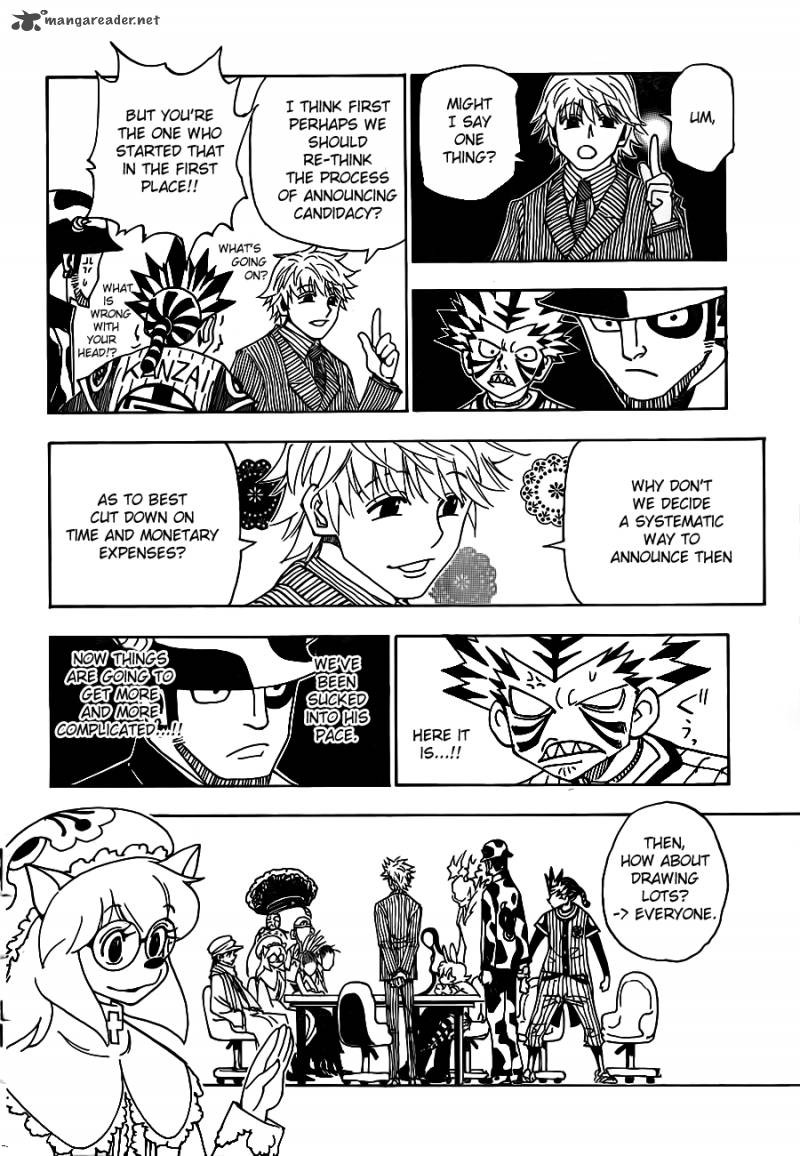 Hunter X Hunter Chapter 319 page 14 - Chapter 319: Lottery