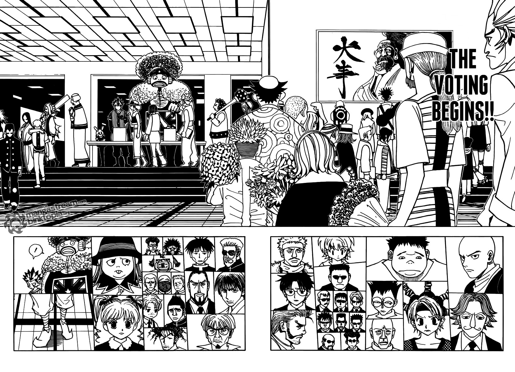 Hunter X Hunter Chapter 320 page 10 - Chapter 320: Voting