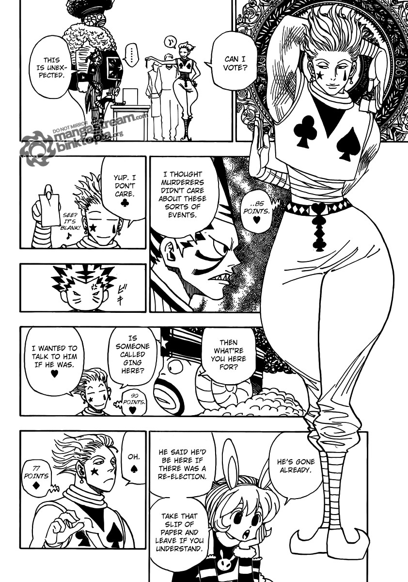 Hunter X Hunter Chapter 320 page 11 - Chapter 320: Voting
