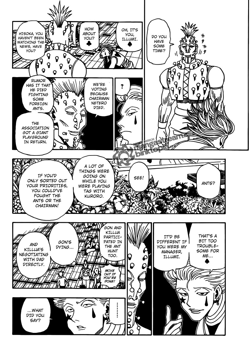 Hunter X Hunter Chapter 320 page 13 - Chapter 320: Voting