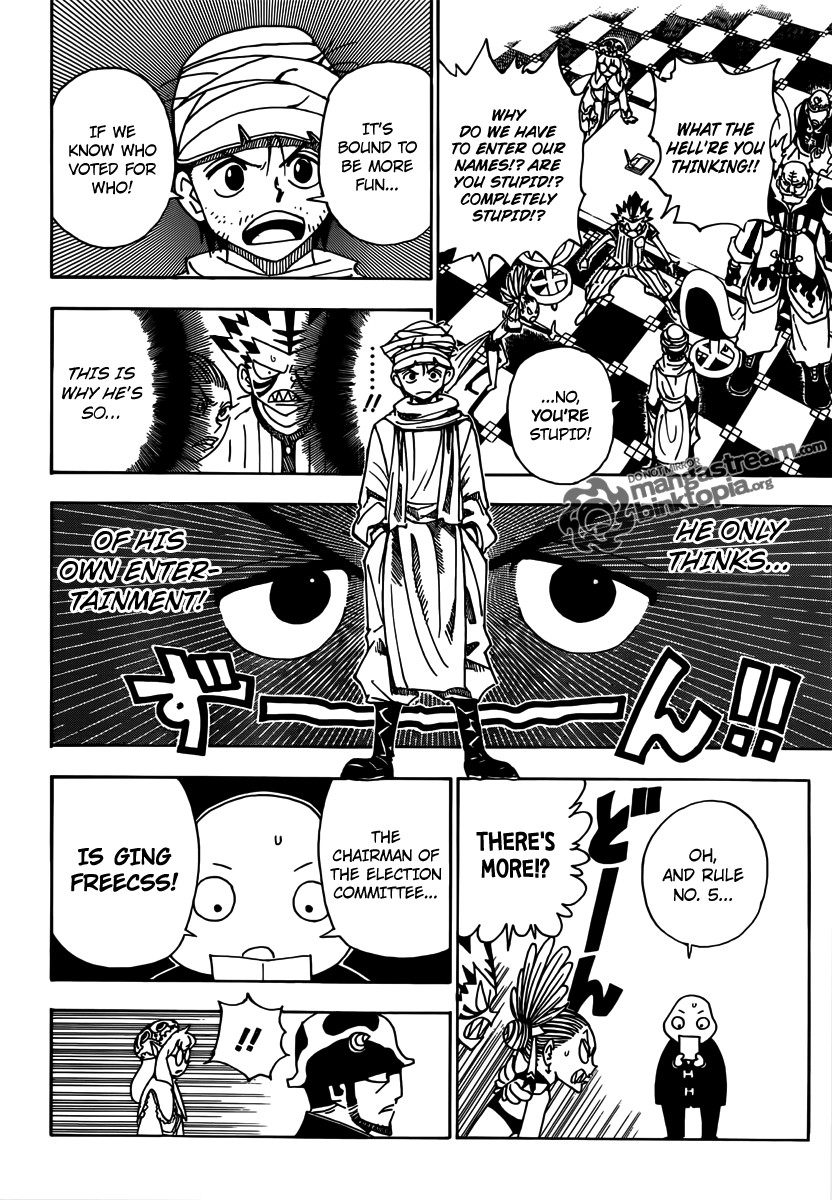 Hunter X Hunter Chapter 320 page 2 - Chapter 320: Voting