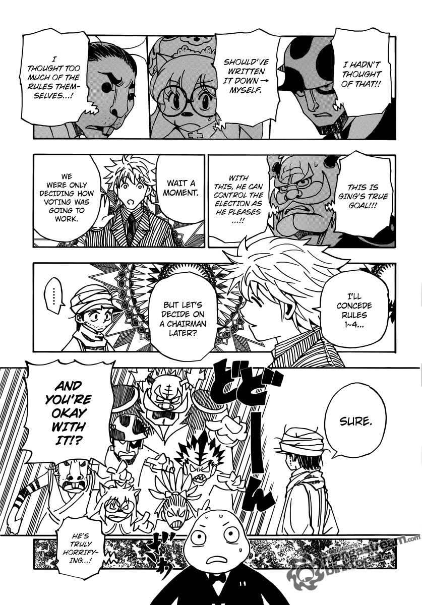 Hunter X Hunter Chapter 320 page 3 - Chapter 320: Voting