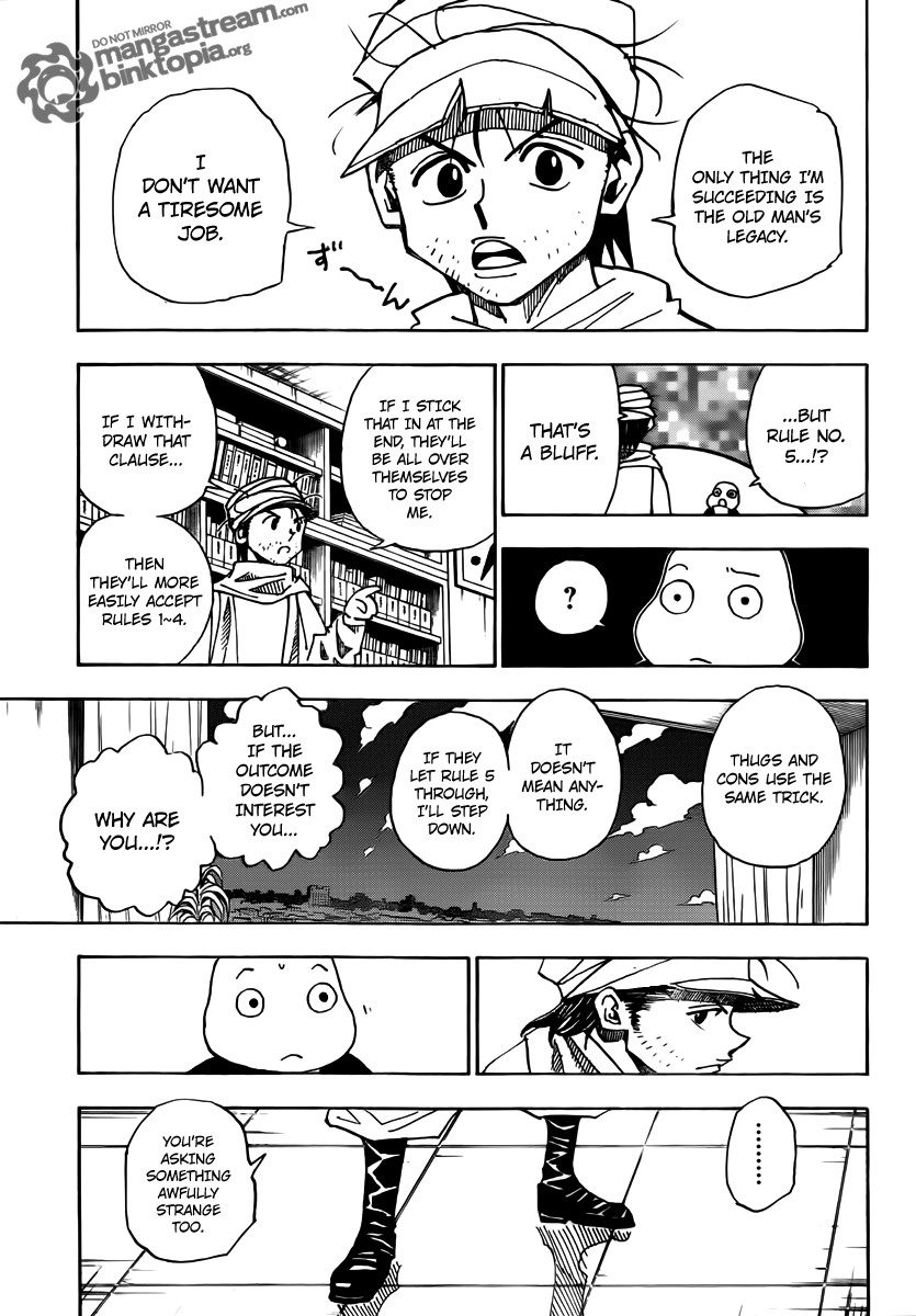 Hunter X Hunter Chapter 320 page 7 - Chapter 320: Voting