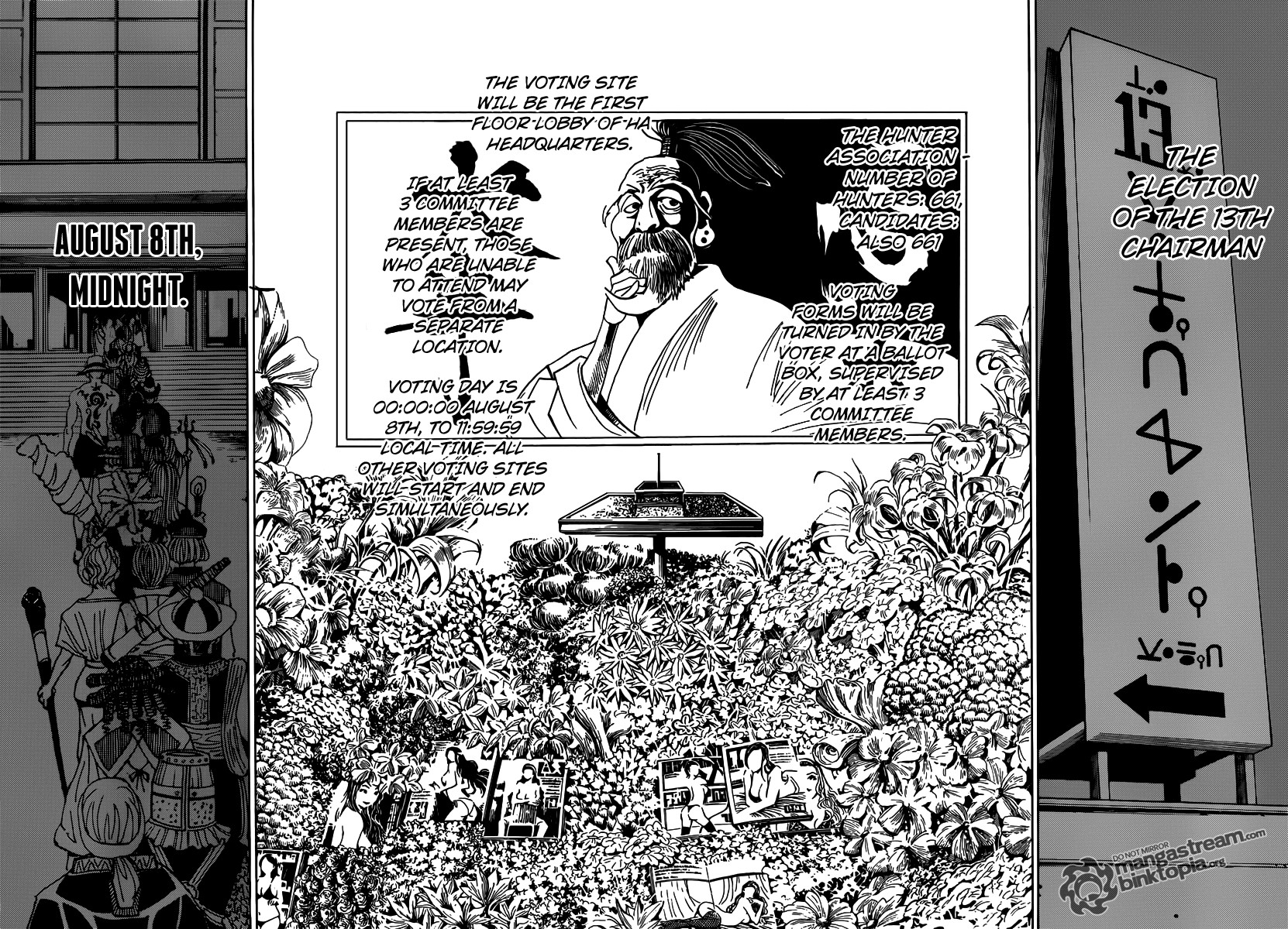 Hunter X Hunter Chapter 320 page 9 - Chapter 320: Voting
