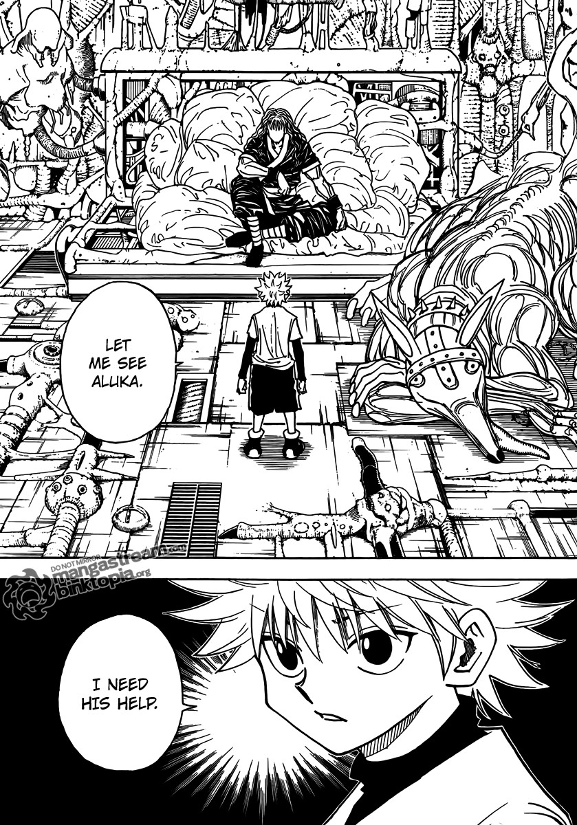Hunter X Hunter Chapter 321 page 13 - Chapter 321: Monster