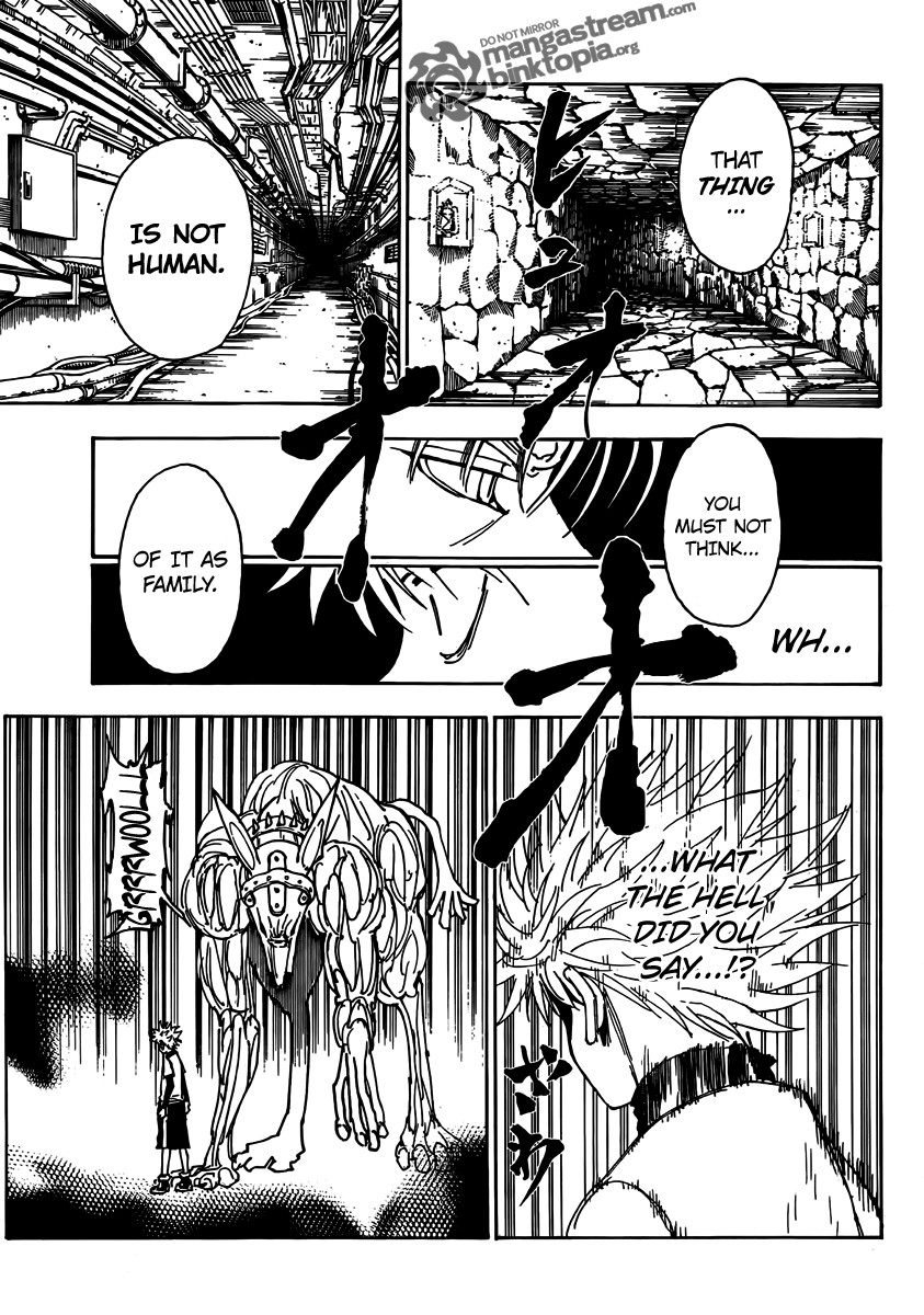 Hunter X Hunter Chapter 321 page 15 - Chapter 321: Monster