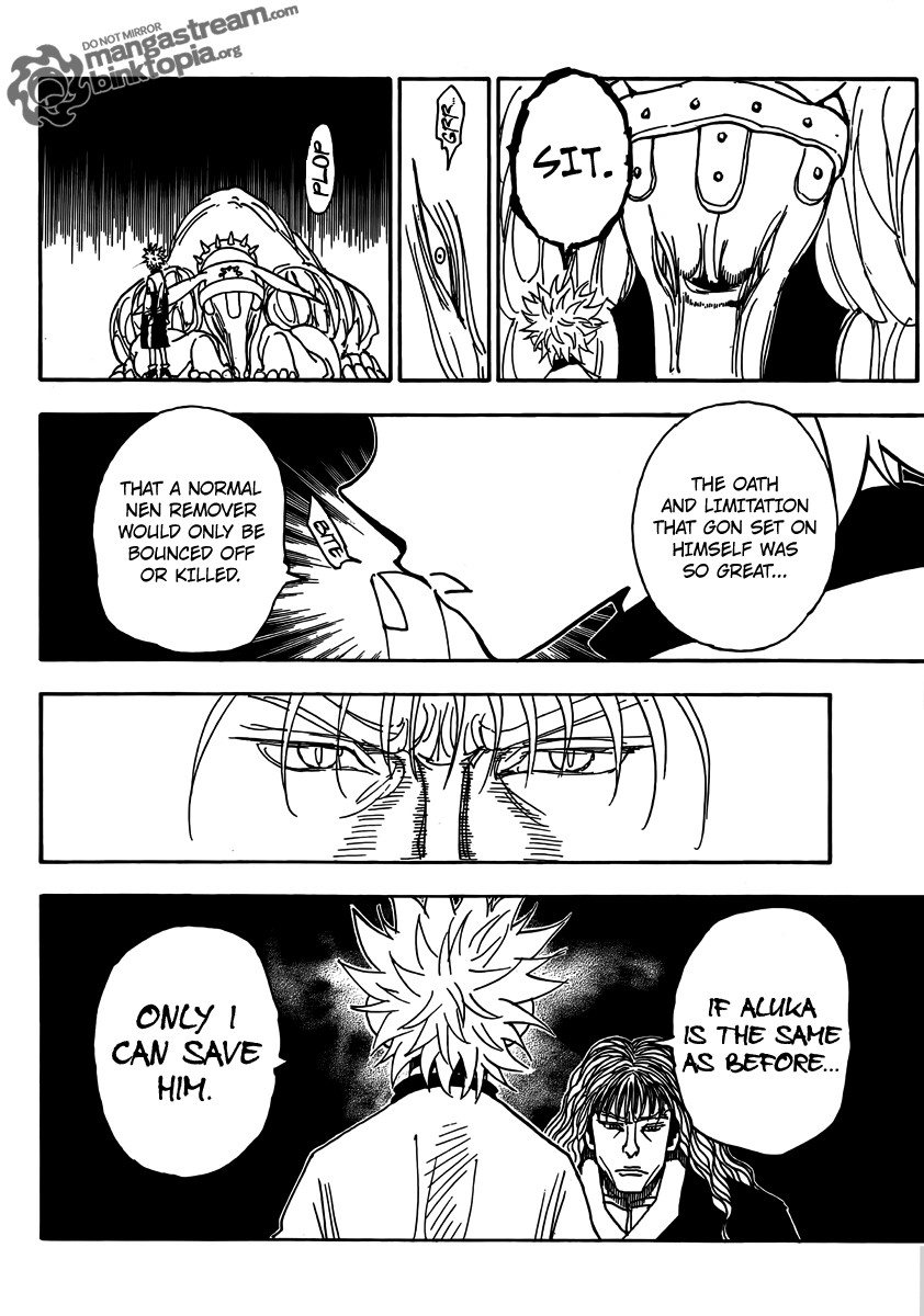 Hunter X Hunter Chapter 321 page 17 - Chapter 321: Monster